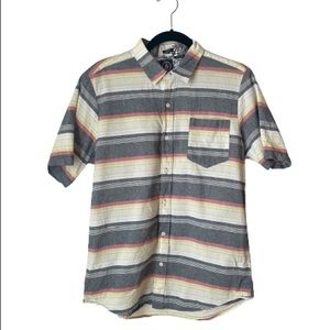 Volcom Men's Slim Fit Button Down Sz M